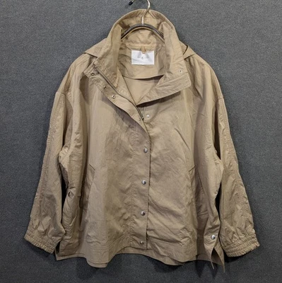 Chaqueta de Lluvia Lou & Grey Moderna Anorak Para Mujer XXL Calce Grande Cremallera Completa Caqui Foto 1 de 4