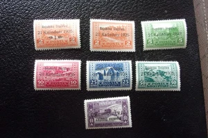 ALBANIEN - Grüne Briefmarke/Briefmarke Nr. 159/165 n* MH (A38) - Bild 1 von 2