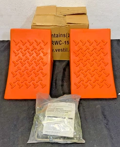 NEW Vestil URWC-15 Urethane Wheel Chock w/Dock Chain Kit 8"W x 8"H x 11" B1C - Picture 1 of 5