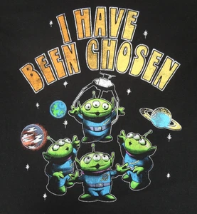 DISNEY TOY STORY ALIENS I HAVE BEEN CHOSEN THE CLAW - BLACK MEDIUM T-SHIRT K420 - Foto 1 di 3