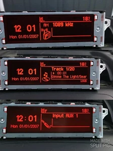 Peugeot Clock 207 207CC 207SW Display Multi-function Screen 6 Month WARRANTY - Picture 1 of 3