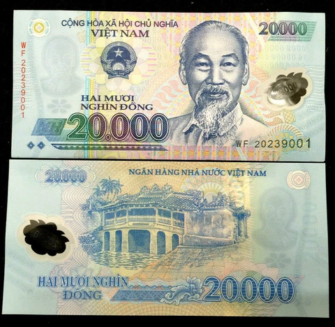 VIETNAM 20000 Dong Year 2019 Polymer Banknote World Paper Money UNC Currency Cover