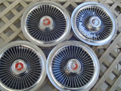 65 tapacubos Mercury 1965 Grand Marquis Colony cubiertas de rueda de parque antiguas vintage Foto 1 de 4