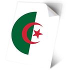 1 x Vinyl Sticker A2 - Algeria Flag Map #9051