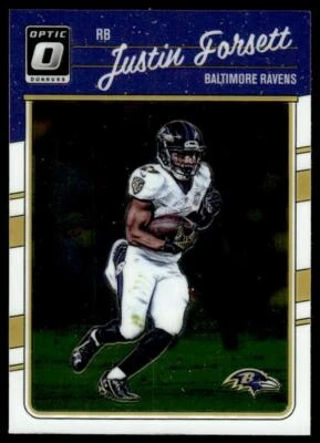 2016 Donruss Optic 8 Justin Forsett Baltimore Ravens Football Card - Image 1 of 2