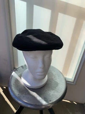 Gorra Epoch Hats Company para hombre de lana negra de papel para niño talla mediana hecha en EE. UU. Foto 1 de 4