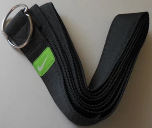 Nike Essential Yoga Strap with Buckles Anthracite/Key Lime/White - Picture 1 of 3