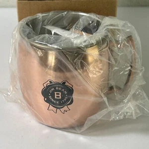 Jim Beam Moscow Mule Becher Kupfer Metall Tasse Henkel Barware Rezept NEU - Bild 1 von 13