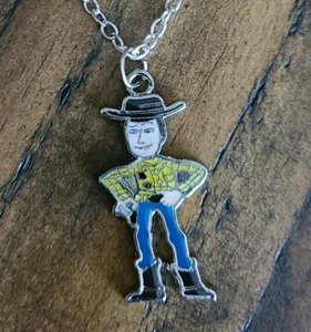 Sheriff Woody Toy Story Cowboy Necklace Pendant Charm 16" - Picture 1 of 6