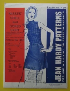 Vtg. 1973 JEAN HARDY Pattern #460 Misses' Shell + Gored Skirt Size 6-16 - Picture 1 of 3