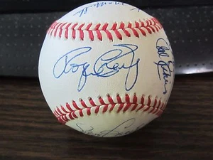 Dodgers Great Autograph Baseball by 9 players PSA/DNA Duke Snider Garvey Roe Cey - Picture 1 of 7