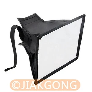 Portable 15*17cm Flash Diffuser Mini Flash Softbox for DSLR Camera - Picture 1 of 6