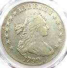 1799 Drapowane popiersie Srebrny dolar Moneta 1 USD - Certyfikowany detal PCGS VF - Rzadka moneta