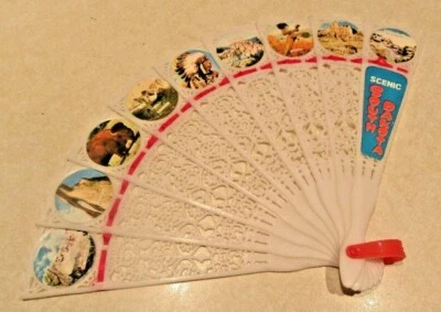 Винтажный раскладной ручной вентилятор South Dakota 6,5 дюйма - Изображение 1 из 2