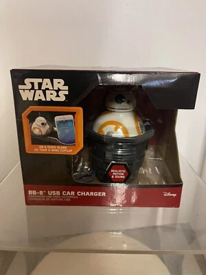 Cargador Coche USB Star Wars BB-8 Nuevas Luces Y Sonidos Foto 1 de 4