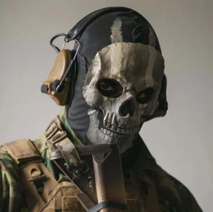 MWII Geistermaske 2022 COD Cosplay Airsoft taktischer Schädel Vollmaske - Bild 1 von 6