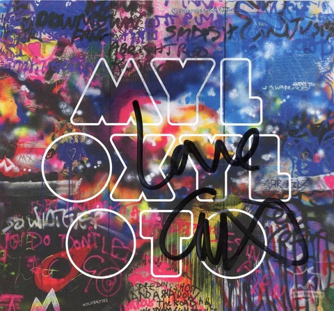 Chris Martin COLDPLAY Signed CD Cover OnlineCOA AFTAL Cover