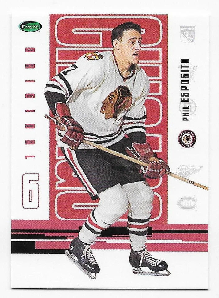 03/04 PARKHURST ORIGINAL 6 CHICAGO BASE Hockey (#1-100) U-Pick From List - Image 1 of 1