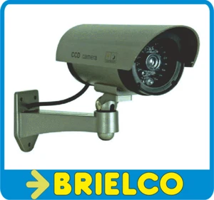 CAMARA DE VIGILANCIA SIMULADA FALSA PARA INTEMPERIE LED BD3301 - Imagen 1 de 1