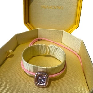 Swarovski Necklace Pink Crystal Dulcis Adjustable Choker Boxed RRP £95 - Picture 1 of 6