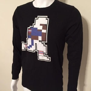 Rara maglietta uomo media New York Giants Football Nintendo Tecmo Super Bowl usata in ottime condizioni - Foto 1 di 8