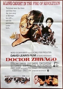 Doctor Zhivago 1965 Film Movie Poster Times Newspapers 2006 reprint - Picture 1 of 2