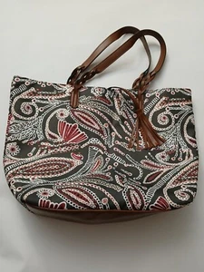 Multicolor Open Top Tote Bag 19"w X 14"T - Picture 1 of 7