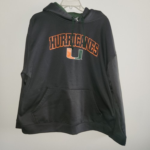 VETEMENTS Maglione con cappuccio pullover Knights Apparel XL ""Hurricanes"" manica lunga grigio