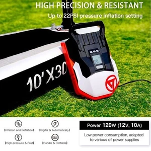 The Ailcion Elektrische Air Paddle Board Pumpe mit LED-Display & 12V/DC Autoladung - Bild 1 von 12