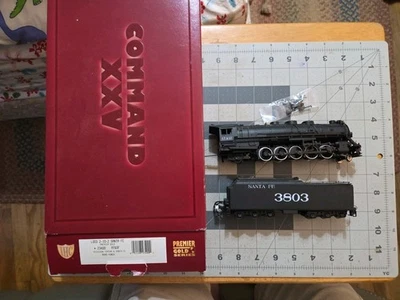 Locomotora de vapor IHC 23400 HO Santa Fe Command XV Series 2-10-2 usada en caja Foto 1 de 4