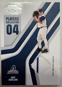2004 Donruss Playoff Honors Players Collection Curt Schilling Jersey /250 - Picture 1 of 2