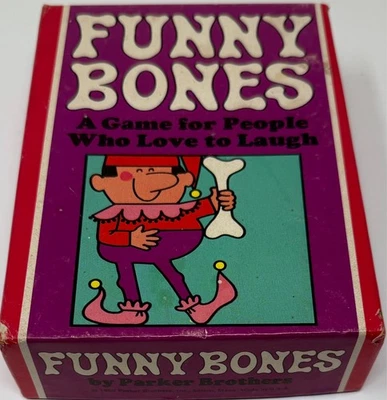 Funny Bones Card Game -  1968 -  Parker Brothers - Complete - Image 1 of 4