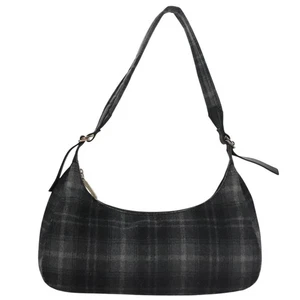 Bolso De Hombro De Lana Gris Salvatore Ferragamo Auténtico - Imagen 1 de 20