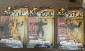 Marvel Legends Puck BAF set Sabertooth Wolverine Cyclops moc - Picture 1 of 5