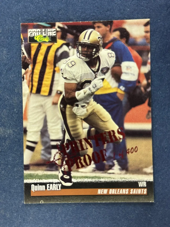 1995 Pro Line Classic Printer's Proof #352 Quinn Early Saints /400 - Image 1 of 2