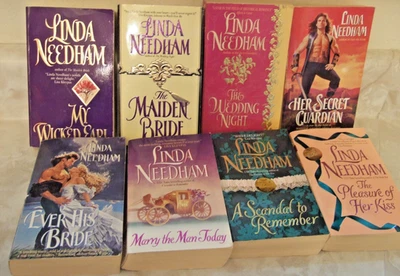 LOT OF 8 HTF LINDA NEEDHAM Historical Regency ROMANCE NOVELS Paperbacks Foto 1 de 2