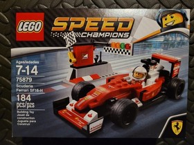 LEGO SPEED CHAMPIONS 75879: Scuderia Ferrari SF16-H,  New and Factory Sealed