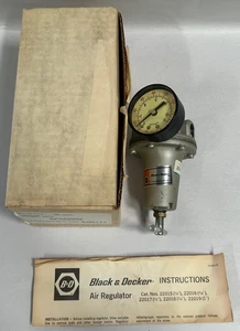 Regolatore Aria Compressa Vintage Black & Decker Numero 22016 Modello "M" 3/8" (A6) - Foto 1 di 10