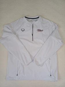 Evoshield TShirt Herren Langarm Medium Active 1/4 Zip Tech Tee belüftet weiß - Bild 1 von 11