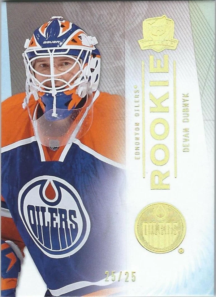 09-10 UD The Cup Devan Dubnyk Rookie Gold 25/25 LAST ONE Minnesota Wild - Image 1 of 1