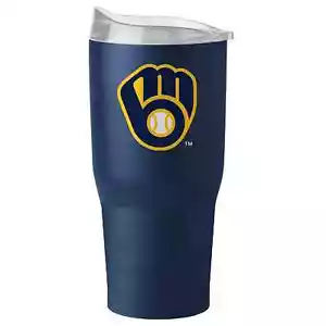 New-LOGO BRANDS MILWAUKEE BREWERS 30oz Flipside Powder Coat Tumbler - Picture 1 of 2