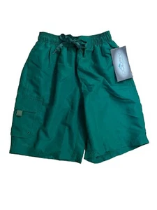 NWT NEW Dolfin Mens SM Green Swim Trunks Swimming Suit Shorts Swimwear - Picture 1 of 5