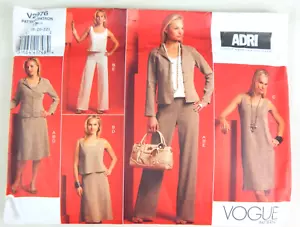 Vogue American Designer Adri Pattern #2976 Misses 16-22 UNCUT - Picture 1 of 2