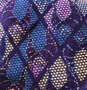 NWT LuLaRoe Disney TWEEN Purple MALEFICENT Diamond Argyle VILLAIN Leggings - Picture 1 of 2