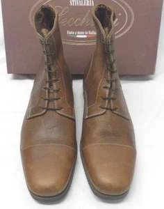 Paddock Ankle Boots by Stivaleria Secchiari Leather Cotto Brown Euro size 41 1/2 - Picture 1 of 10
