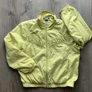 koret sports bomber retro neon green/yellow jacket size m - Picture 1 of 6
