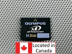 Olympus 2GB M xD-Picture memory Card XD FujiFilm & Kodak Old Cameras 27C - Picture 1 of 3