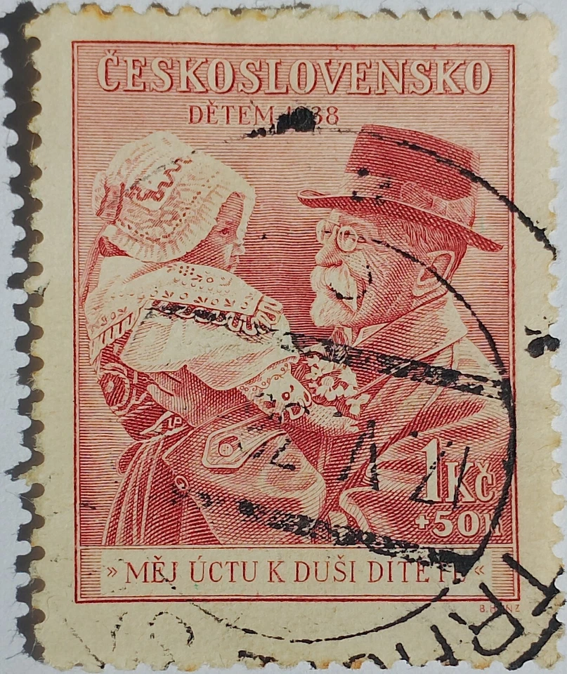 Sellos de Checoslovaquia 1938, Masaryk Foto 1 de 1