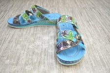 **L'Artiste Caiman Sandal - Women's Size US:6.5-7 / EU:37, Aqua