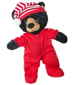 New Drop Seat Pajamas w/Cap Outfit Teddy Bear Outfit Fits Most 14-18" Build Bear - Picture 1 of 3